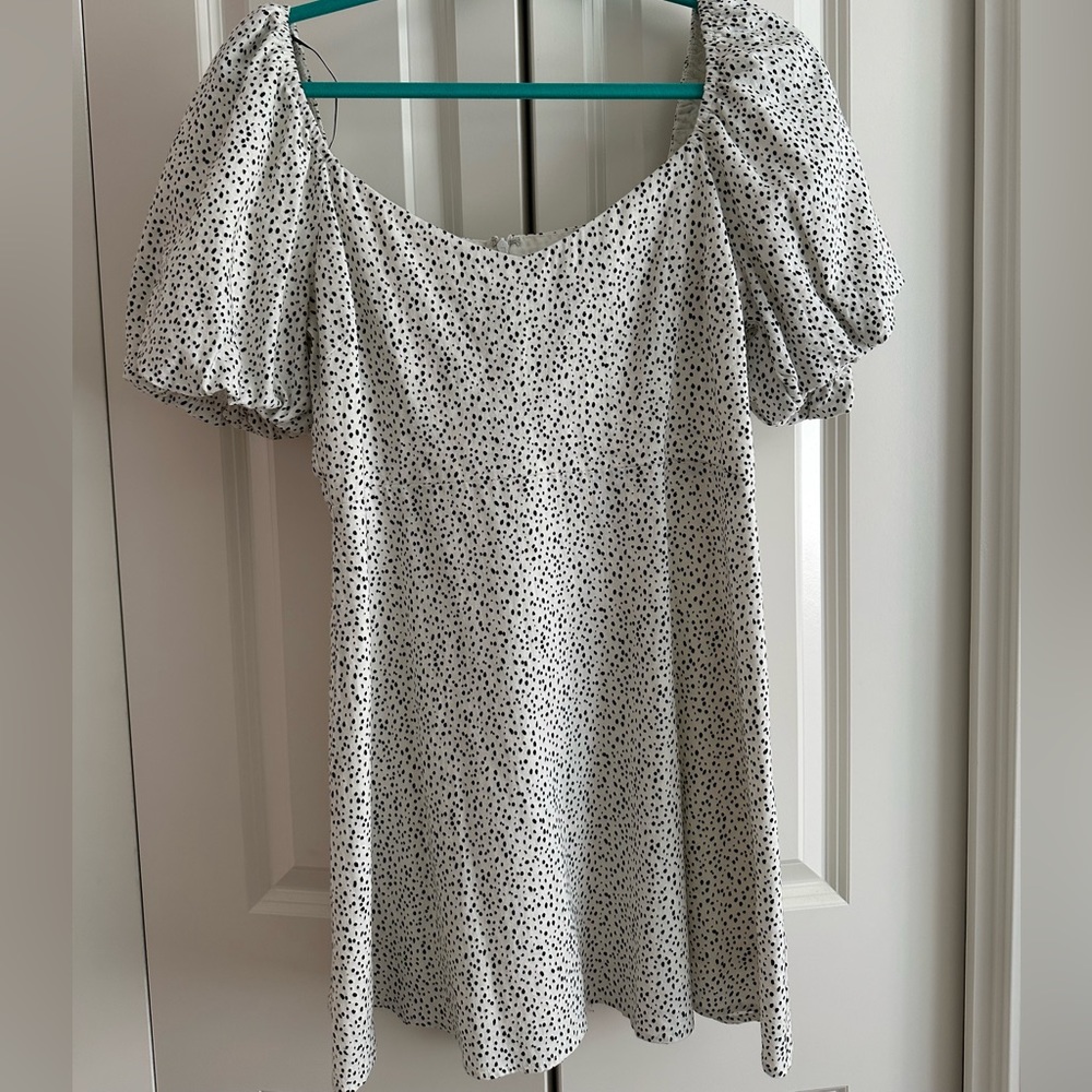 Dalmatian Print Dress